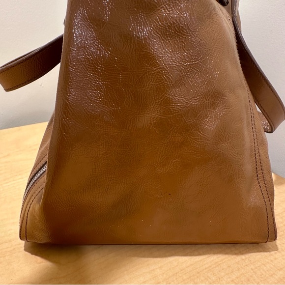 Yves Saint Laurent Patent Leather Large Downtown Tote Bag - Picture 13 of 16